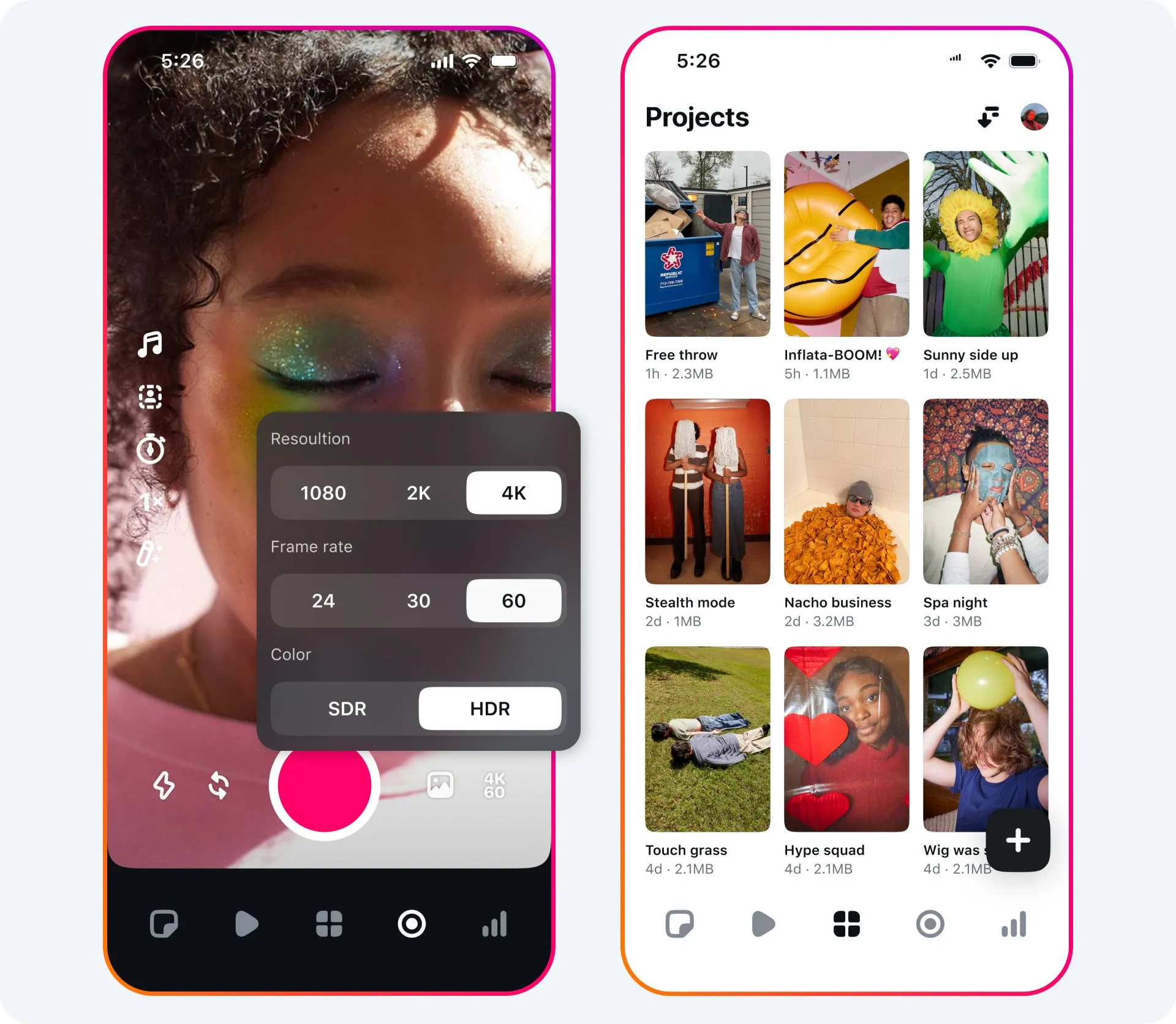 Giao diện và các tính năng chỉnh sửa video nổi bật của ứng dụng Meta Edits