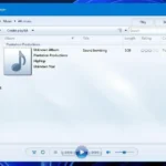 Giao diện Windows Media Player Legacy quen thuộc trên hệ điều hành Windows