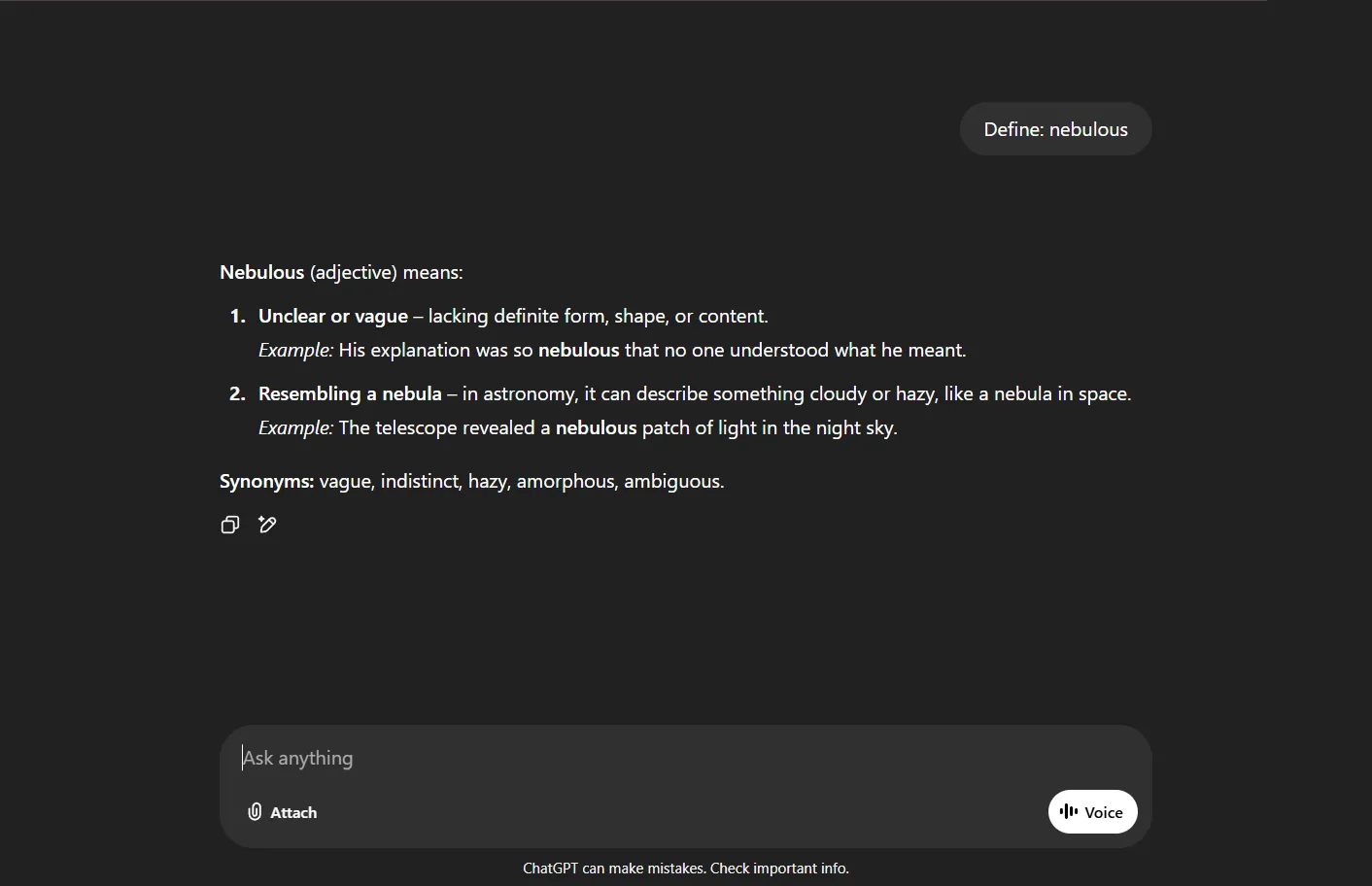 Google AI Mode trình bày định nghĩa từ ngữ bằng cách tổng hợp nhiều đoạn trích
