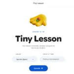 Google Labs Tiny Lesson mô phỏng cuộc hội thoại luyện tiếng Anh hoặc ngoại ngữ