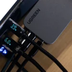 Hình ảnh bộ sạc tường Ugreen Nexode Pro 100W USB-C, minh họa khả năng truyền tải điện năng đa dạng của cổng USB-C.