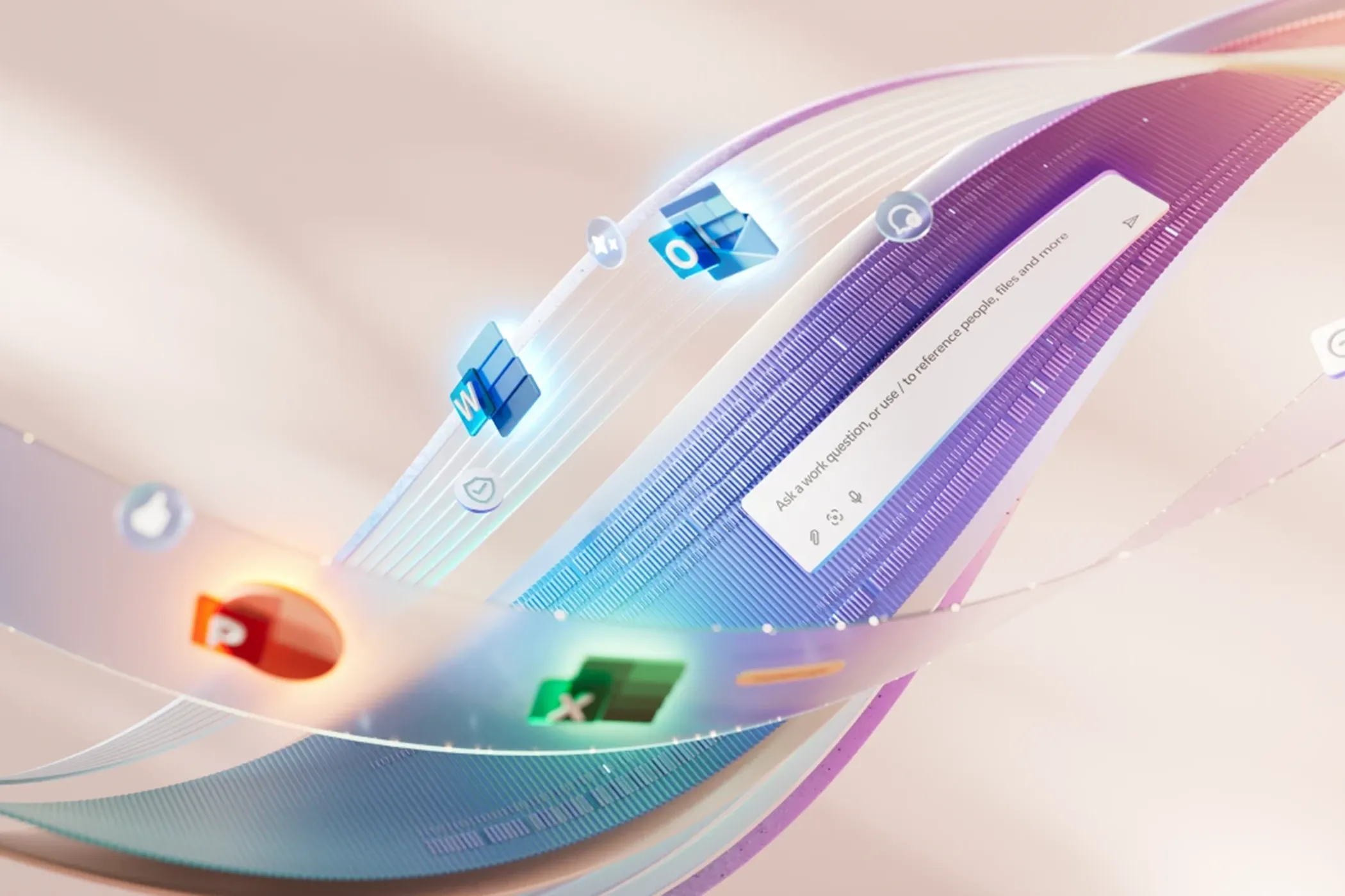 Hình ảnh các ứng dụng Microsoft 365 kết hợp với Copilot minh họa tính năng cao cấp