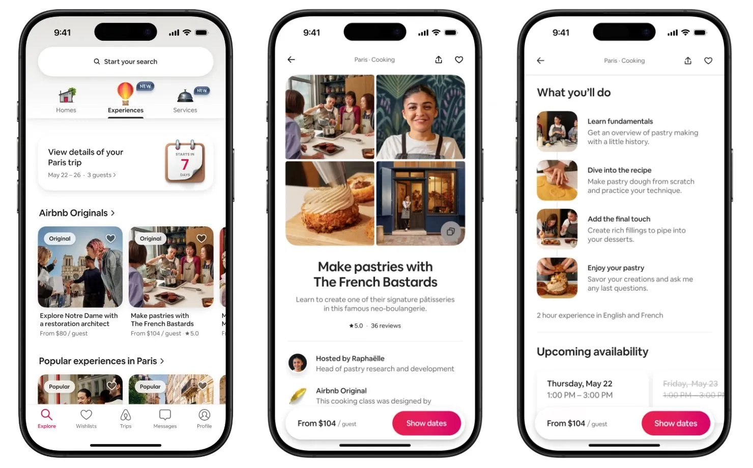 Hình ảnh minh họa các trải nghiệm Airbnb độc đáo như lớp học nấu ăn và tour khám phá địa phương
