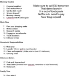 Hình ảnh minh họa to-do list truyền thống dài dằng dặc, gây áp lực khi quản lý công việc cá nhân.