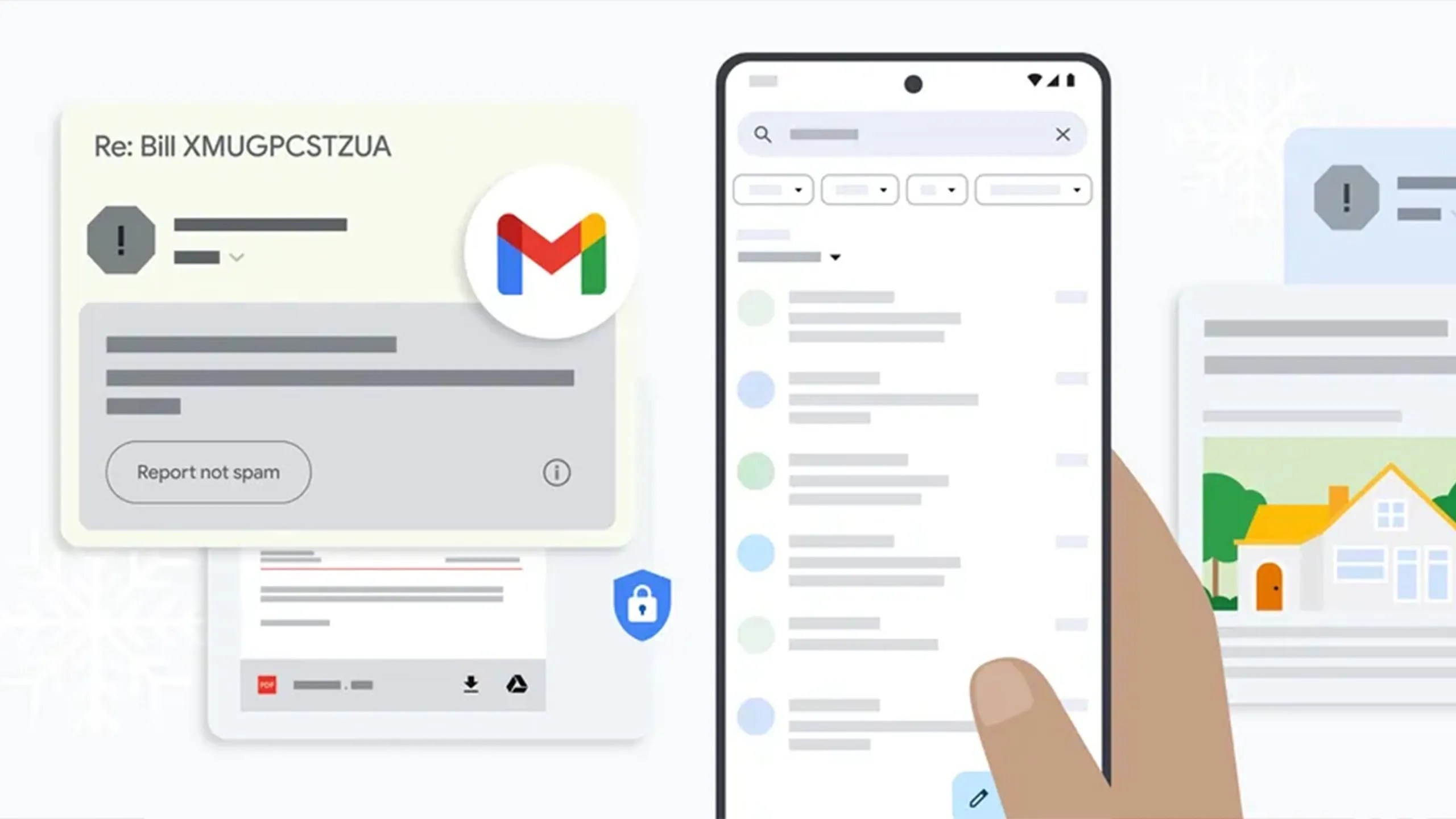 Hộp thư Gmail hiển thị email rác trên máy tính và điện thoại, minh họa lý do cần sử dụng bí danh email để chống spam.