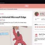 Hướng dẫn gỡ cài đặt Microsoft Edge từ Opera GX để giải phóng dung lượng ổ đĩa