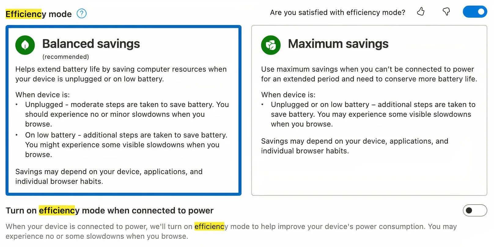 Hướng dẫn kích hoạt chế độ hiệu quả của Microsoft Edge để tối ưu pin