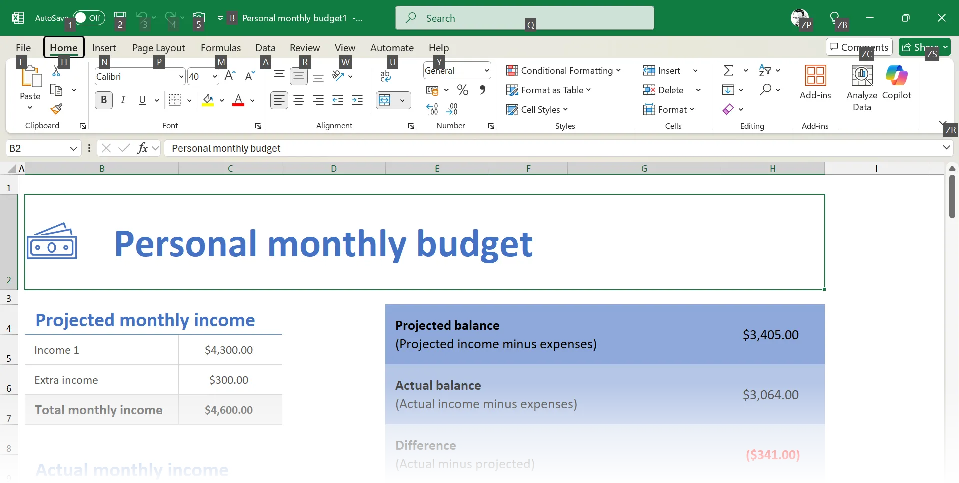 Hướng dẫn sử dụng phím Alt để điều hướng nhanh trên thanh Ribbon của Microsoft Office, giúp truy cập các lệnh bằng phím tắt.