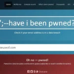Kết quả kiểm tra mật khẩu bị lộ trên Have I Been Pwned hiển thị các tài khoản bị ảnh hưởng.
