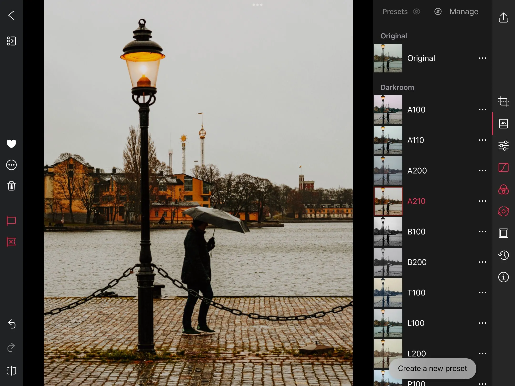 Khám phá bộ sưu tập presets mạnh mẽ trong ứng dụng chỉnh sửa ảnh Darkroom trên iPad