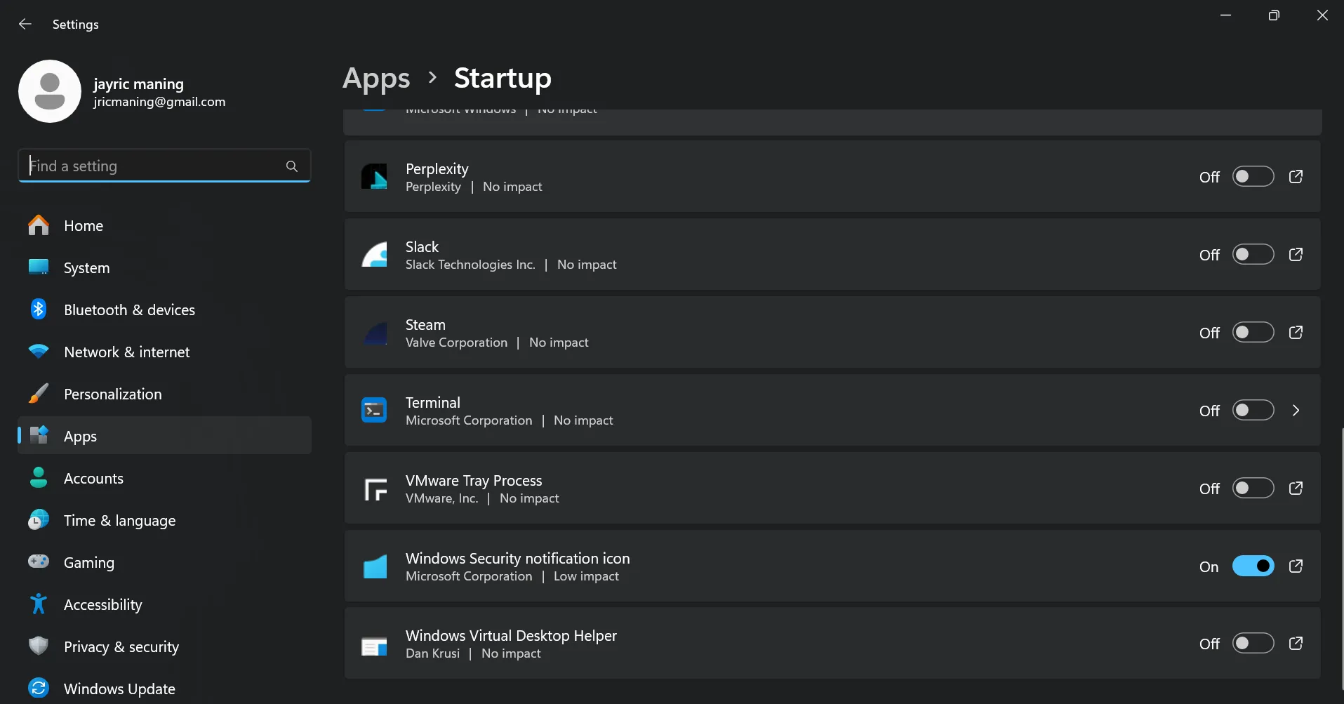 Kiểm tra các ứng dụng ngốn tài nguyên trong tab Khởi động của Task Manager Windows