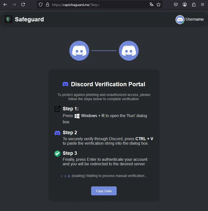 Kỹ thuật lừa đảo xã hội yêu cầu xác minh danh tính để cài malware Discord