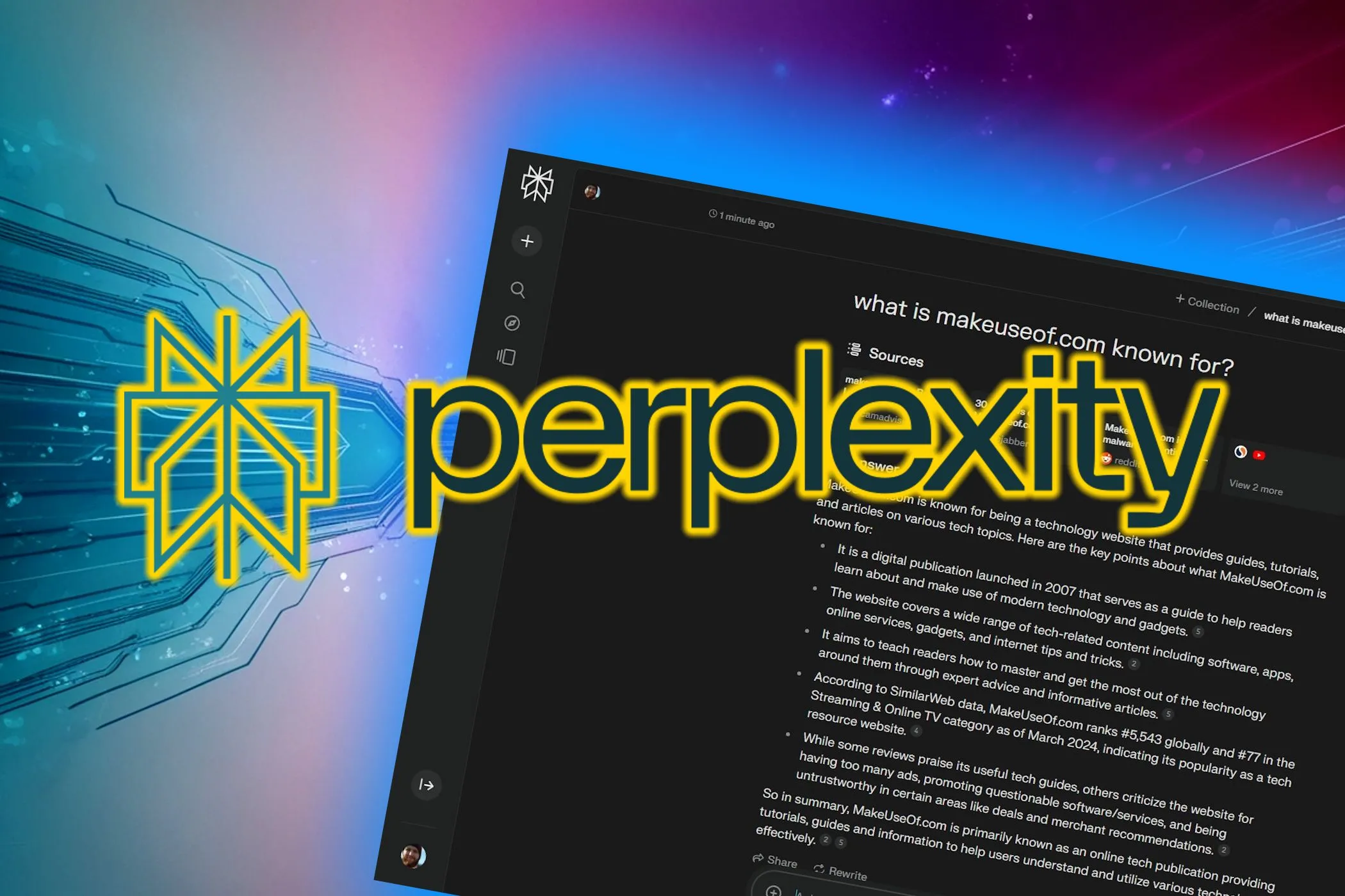 Logo Perplexity và giao diện ứng dụng Perplexity Assistant trên điện thoại