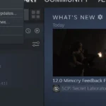 Lựa chọn chế độ ngoại tuyến Go Offline trong menu Steam để giảm tải RAM
