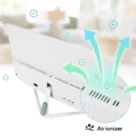 Màn hình Asus VU Air Ionizer với công nghệ lọc không khí Nano-ion hoạt động