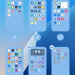 Màn hình chỉnh sửa trang chính iPhone, giúp quản lý và ẩn các trang ứng dụng.