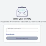 Màn hình điện thoại hiển thị yêu cầu mã xác minh email của Bitwarden, minh họa quy trình xác thực hai yếu tố qua email.
