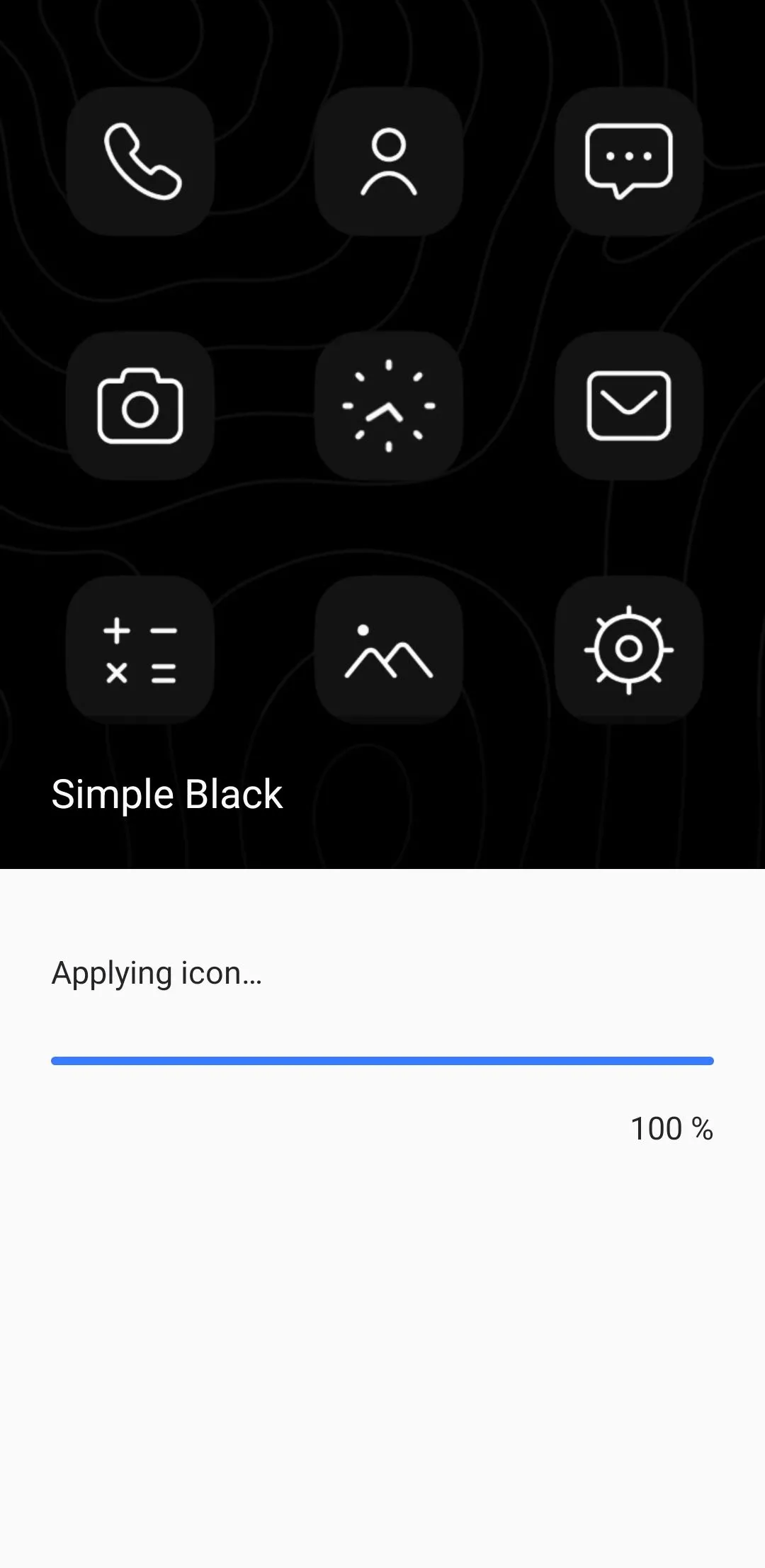 Màn hình điện thoại Samsung Galaxy đang áp dụng một gói biểu tượng ứng dụng mới