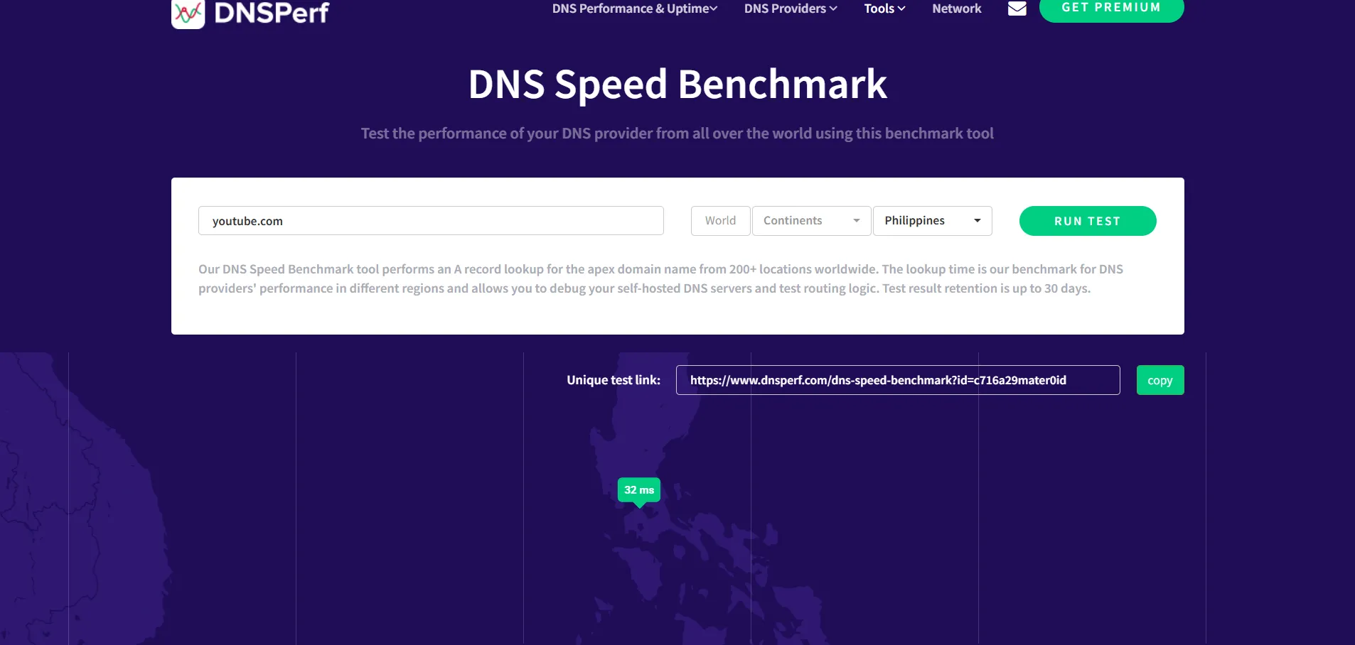 Màn hình hiển thị kết quả truy cập Google hoặc một dịch vụ web sau khi áp dụng DNS mới, thể hiện tốc độ tải trang được cải thiện rõ rệt.
