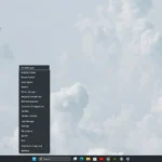 Menu Start chuột phải trên Windows 11 hiển thị các công cụ hệ thống và phím tắt nhanh.