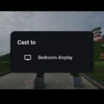 Menu truyền ảnh lên màn hình lớn trong ứng dụng Google Photos