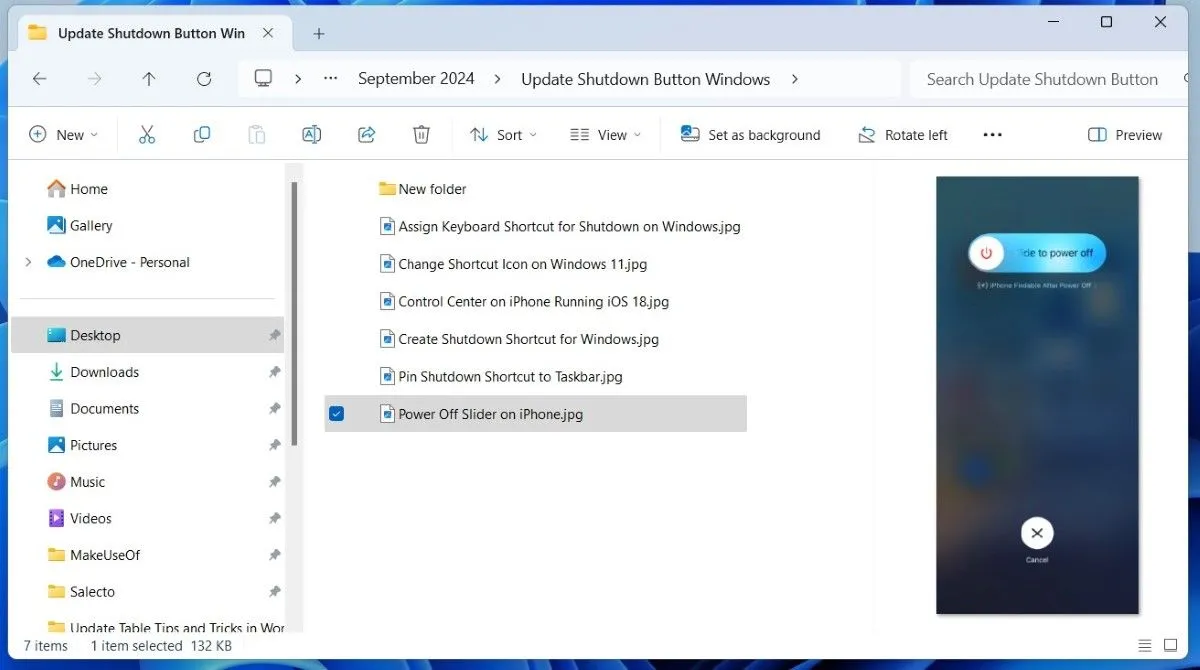 Ngăn Xem trước (Preview Pane) trong File Explorer Windows 11 giúp xem nhanh nội dung tệp