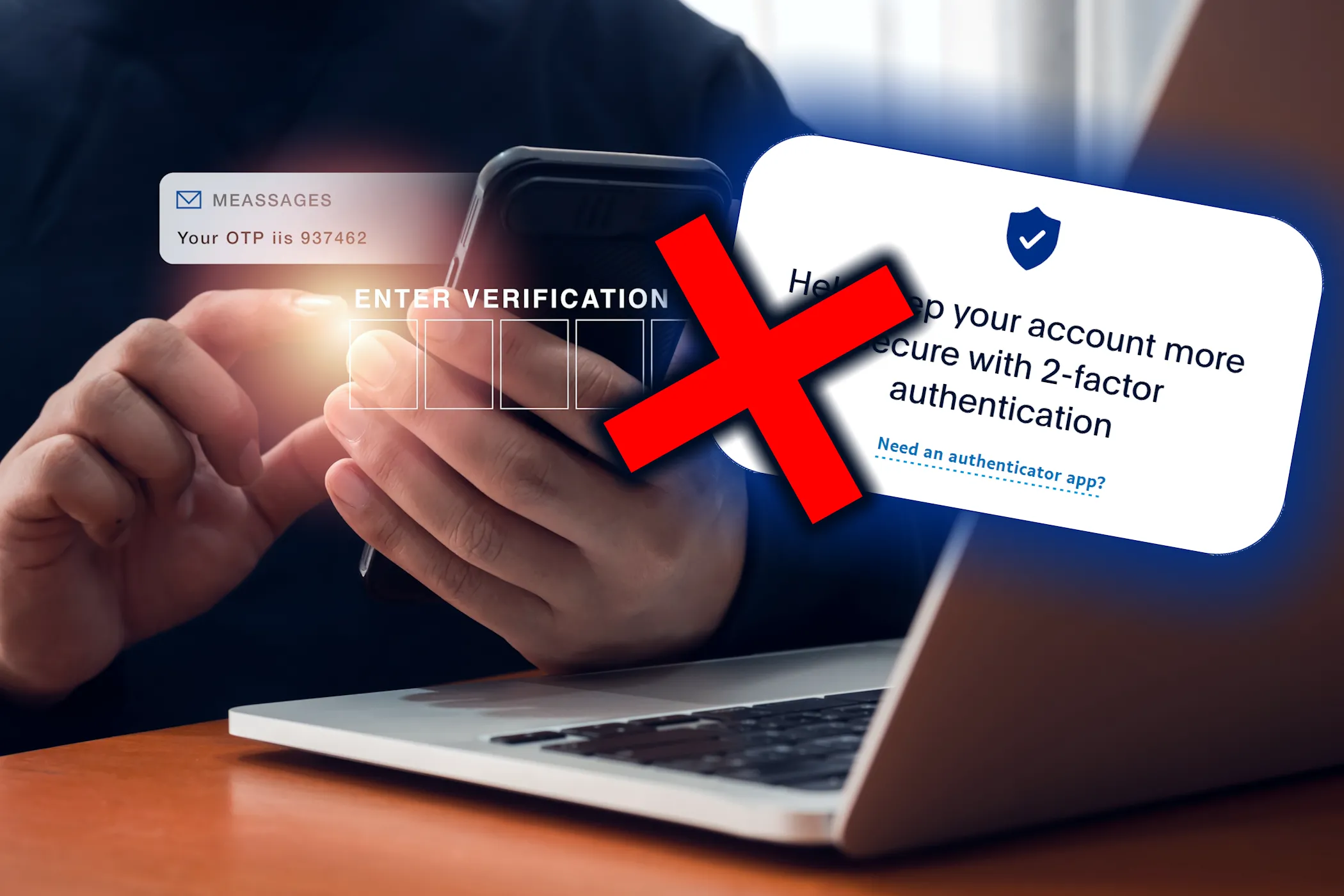 Người dùng nhận mã xác thực 2FA SMS sai từ dịch vụ PayPal, minh họa rủi ro bảo mật của SMS.