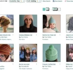 Ravelry: Trang dự án hiển thị 10 mẫu mũ đan len miễn phí với nhiều kiểu dáng.