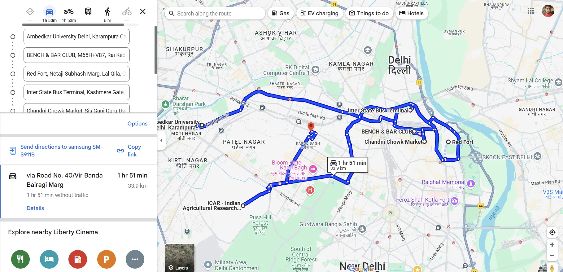 Routora tối ưu hóa lộ trình trên Google Maps, hiển thị tuyến đường nhanh nhất cho nhiều điểm dừng.