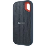 Sandisk Extreme Portable SSD 8TB màu đen góc nghiêng cho người sáng tạo nội dung