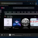 So sánh giao diện người dùng ứng dụng YouTube Music Desktop và YouTube Music PWA trên máy tính