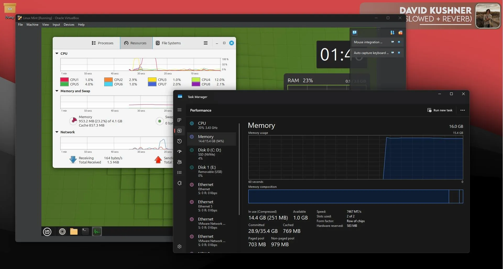 So sánh hiệu suất giữa Linux Mint và Windows trên máy tính