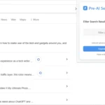 Tắt Pre-AI Search để xem kết quả tìm kiếm gần đây