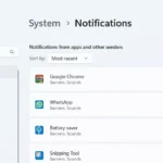 Tắt thông báo Google Chrome và ứng dụng khác trên Windows 11 để tránh bị làm phiền