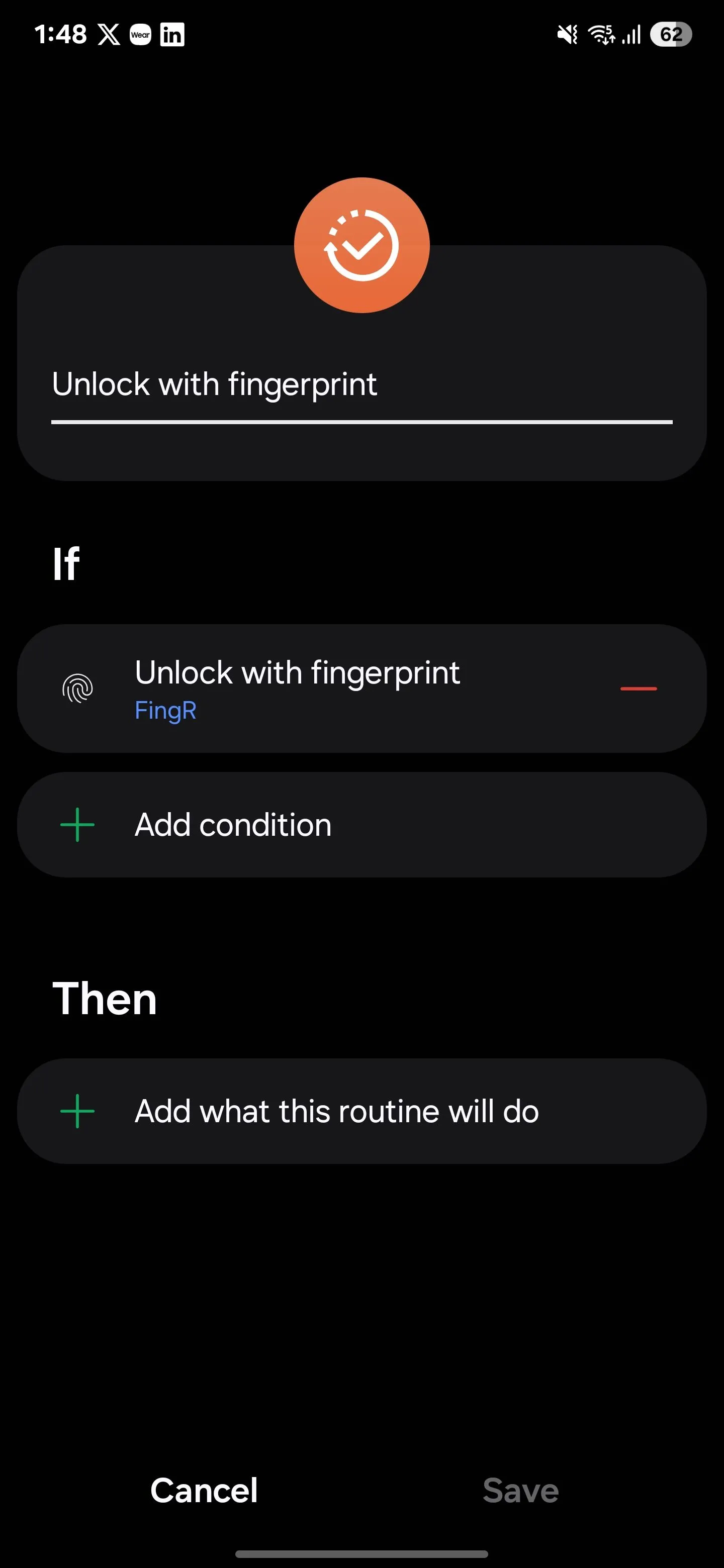 Thiết lập thói quen mở khóa vân tay trên điện thoại Samsung với Edge Lighting