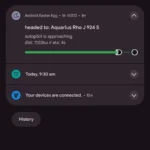 Thông báo Live Updates thử nghiệm từ Android 16 Easter Egg trên Pixel