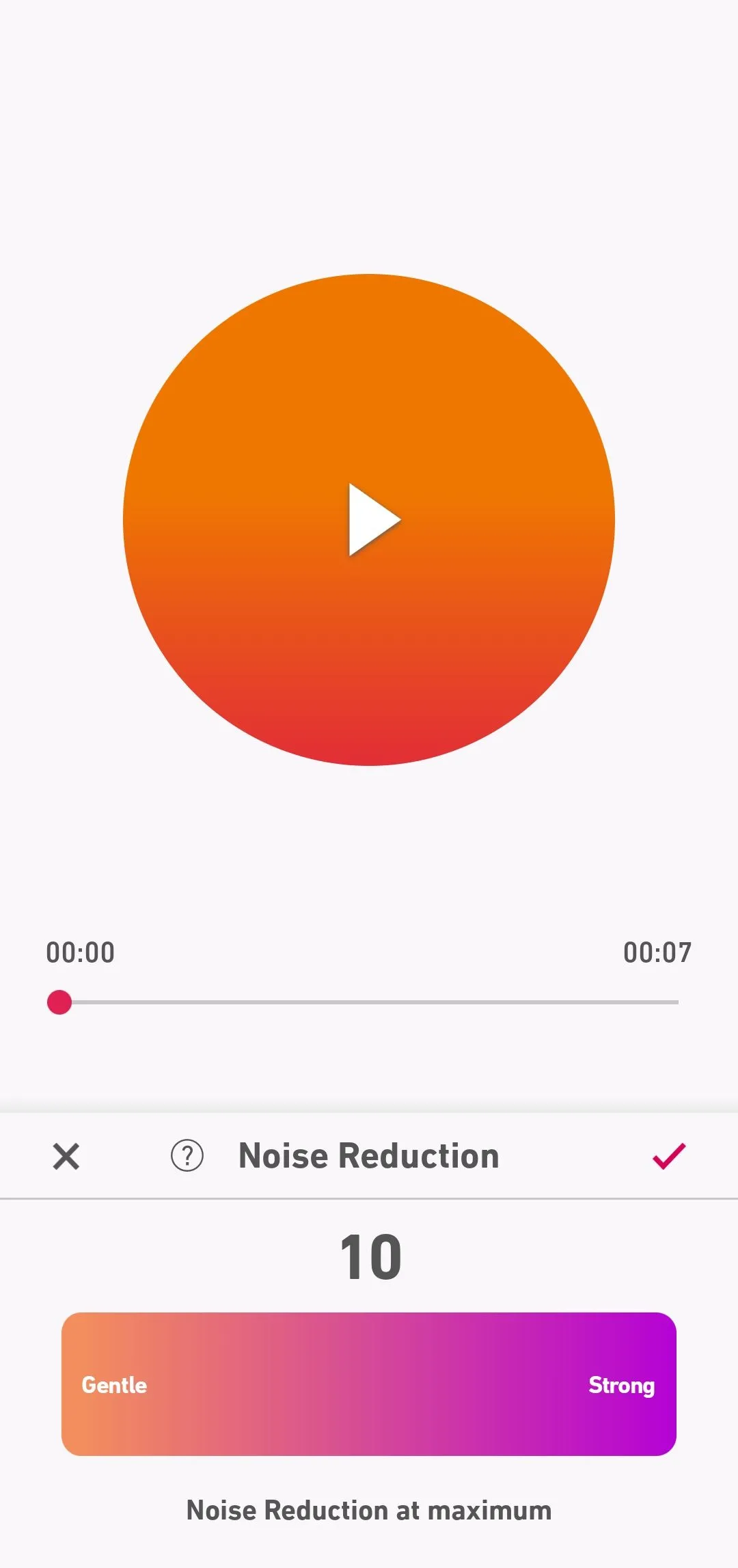Tính năng giảm tiếng ồn trong ứng dụng Dolby On, giúp người dùng Android dễ dàng thu âm chất lượng cao và chuyên nghiệp hơn