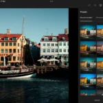 Tính năng gợi ý preset trong Adobe Lightroom giúp người dùng dễ dàng lựa chọn và áp dụng các hiệu ứng có sẵn