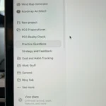 Tính năng Projects của ChatGPT trên màn hình MacBook