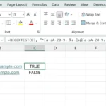 Tính năng REGEXTEST, một ví dụ về hàm nâng cao trong Microsoft Excel.