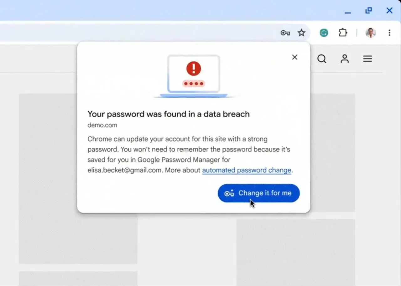 Tính năng tự động đổi mật khẩu trên Google Chrome giúp bảo vệ tài khoản tốt hơn