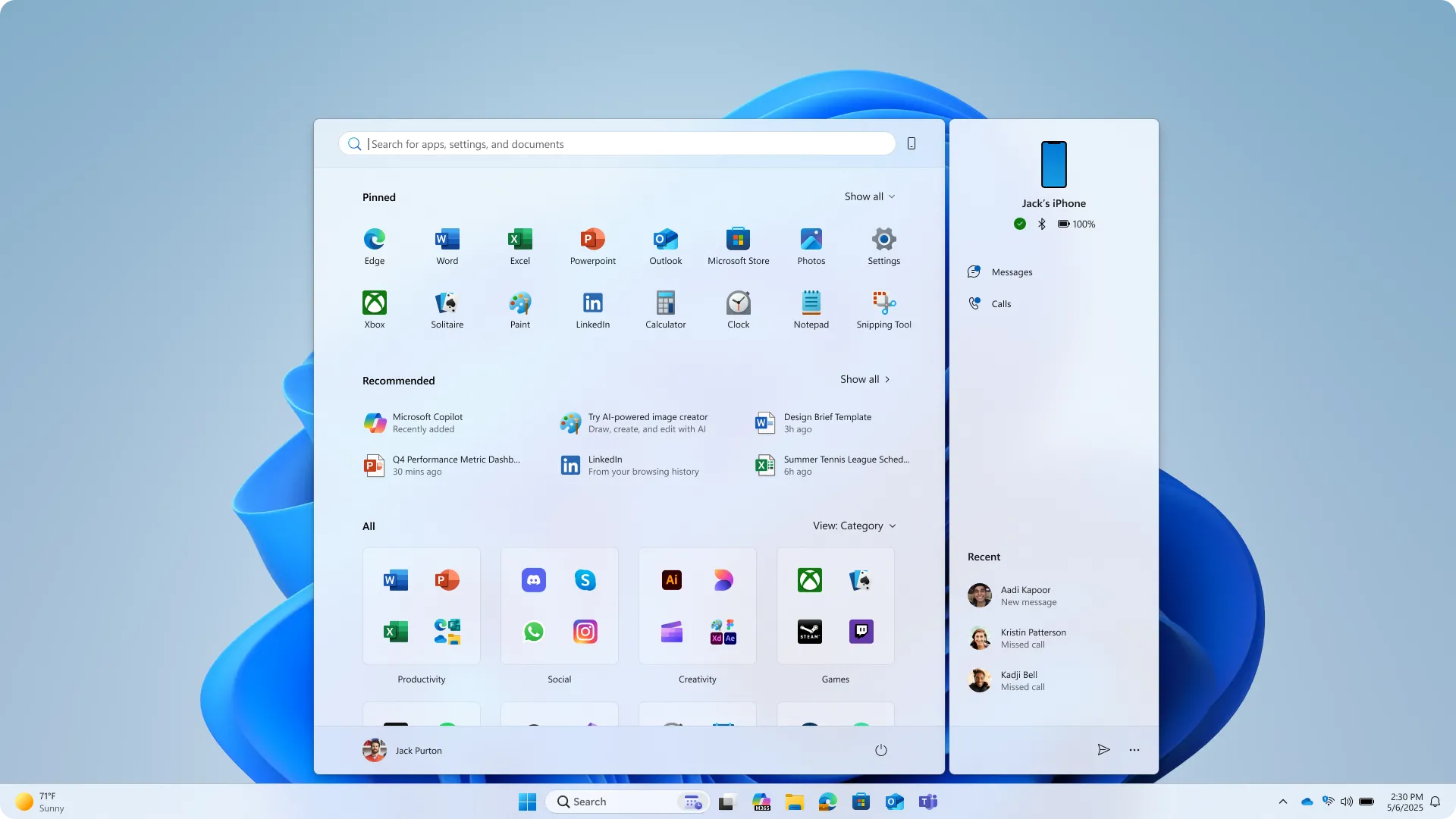 Tổng quan về Menu Start Windows 11 được thiết kế lại, dễ dàng tùy biến