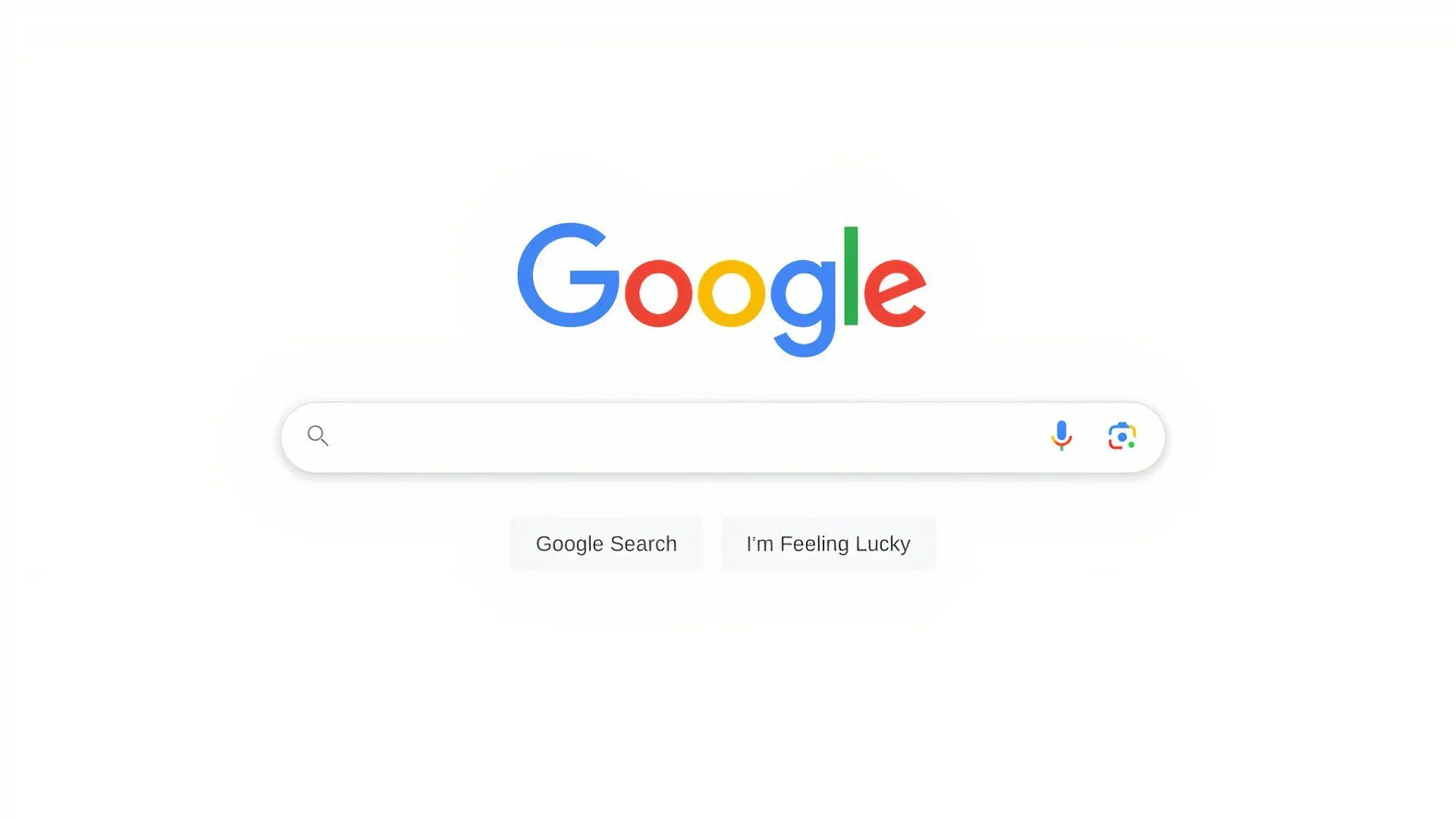 Trang chủ công cụ tìm kiếm Google với giao diện đơn giản, dễ sử dụng