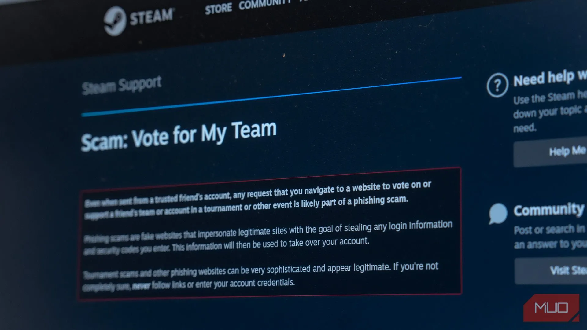 Trang hỗ trợ Steam cảnh báo về các loại lừa đảo trực tuyến