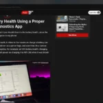 Trình duyệt Dia hiển thị bài viết MakeUseOf với thanh AI sidebar ở bên phải