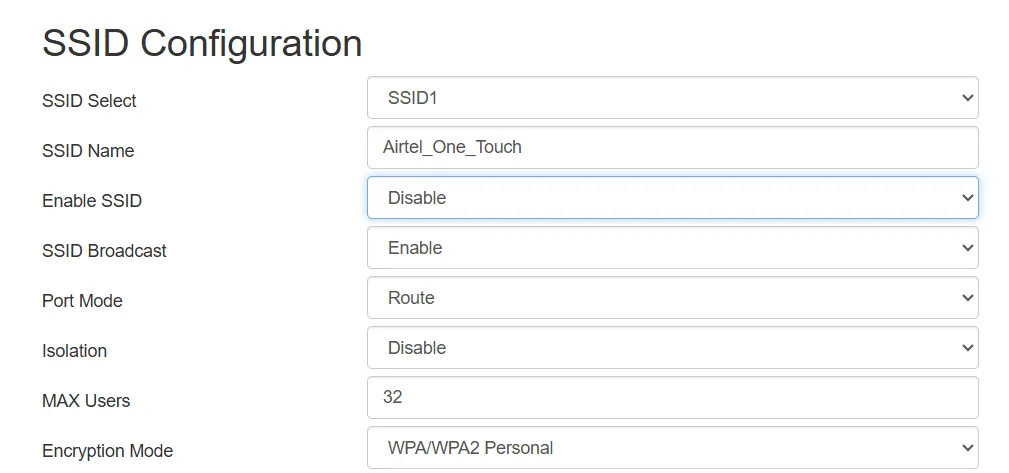Tùy chọn ẩn tên mạng Wi-Fi (SSID) trong cài đặt bộ định tuyến, giúp mạng không dây trở nên vô hình với các thiết bị khác.