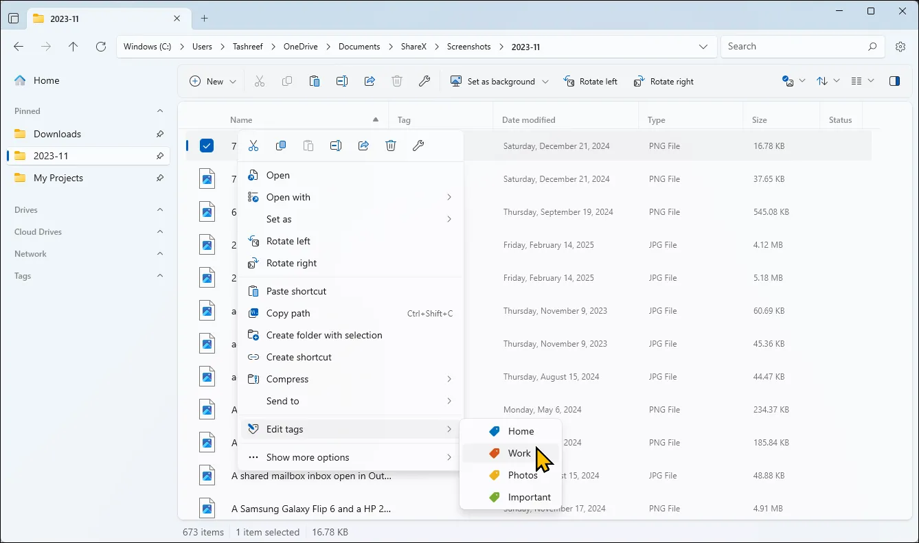 Tùy chọn chỉnh sửa thẻ metadata trong File Explorer Windows 11