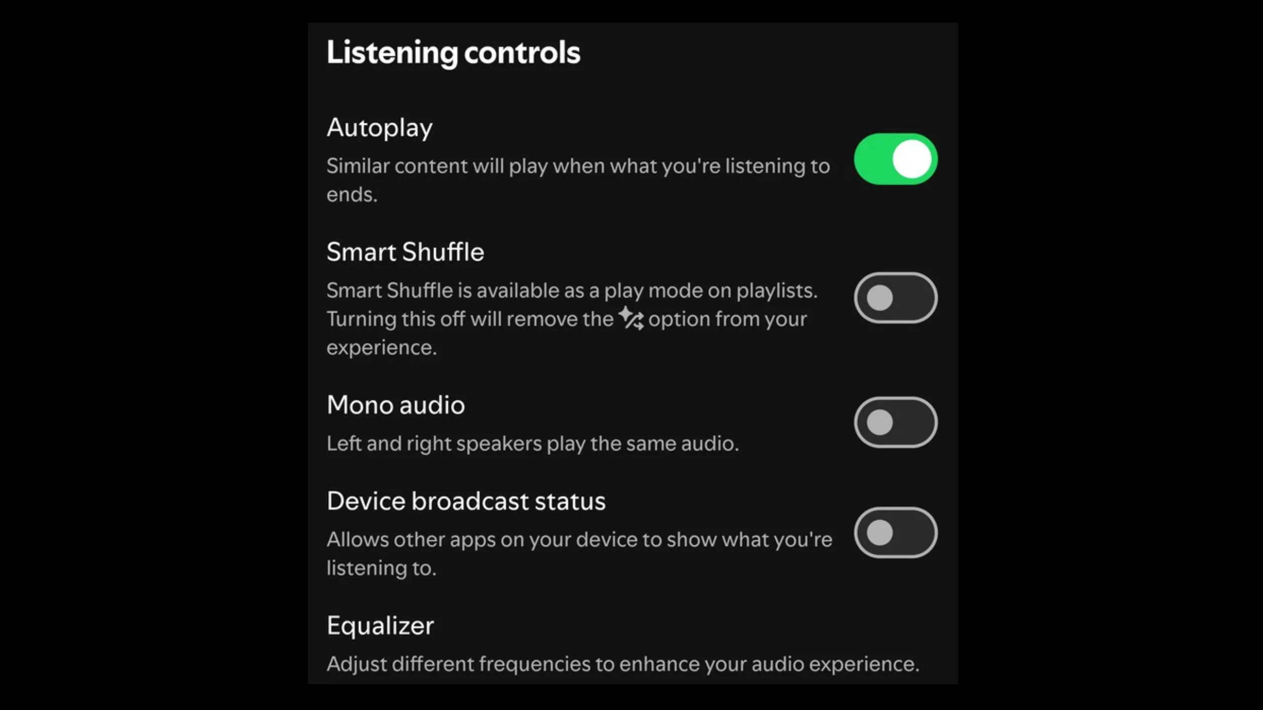 Tùy chọn điều khiển nghe nhạc Spotify với chế độ Smart Shuffle