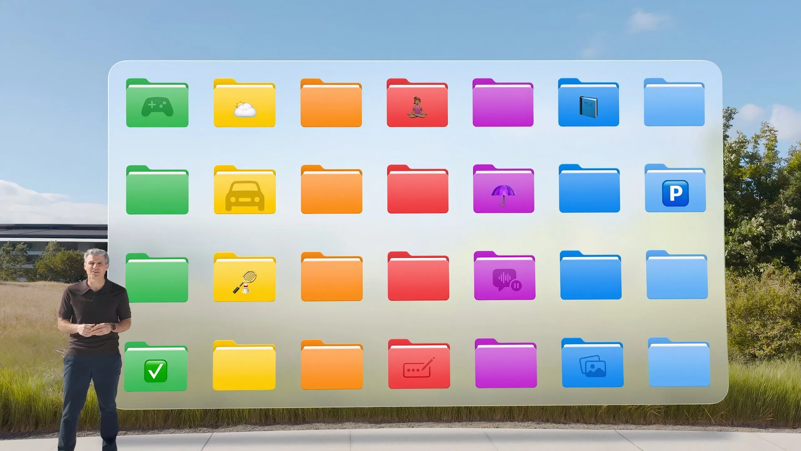 Tùy chọn tạo thư mục với biểu tượng màu sắc tùy chỉnh trong Dock của iPadOS 26