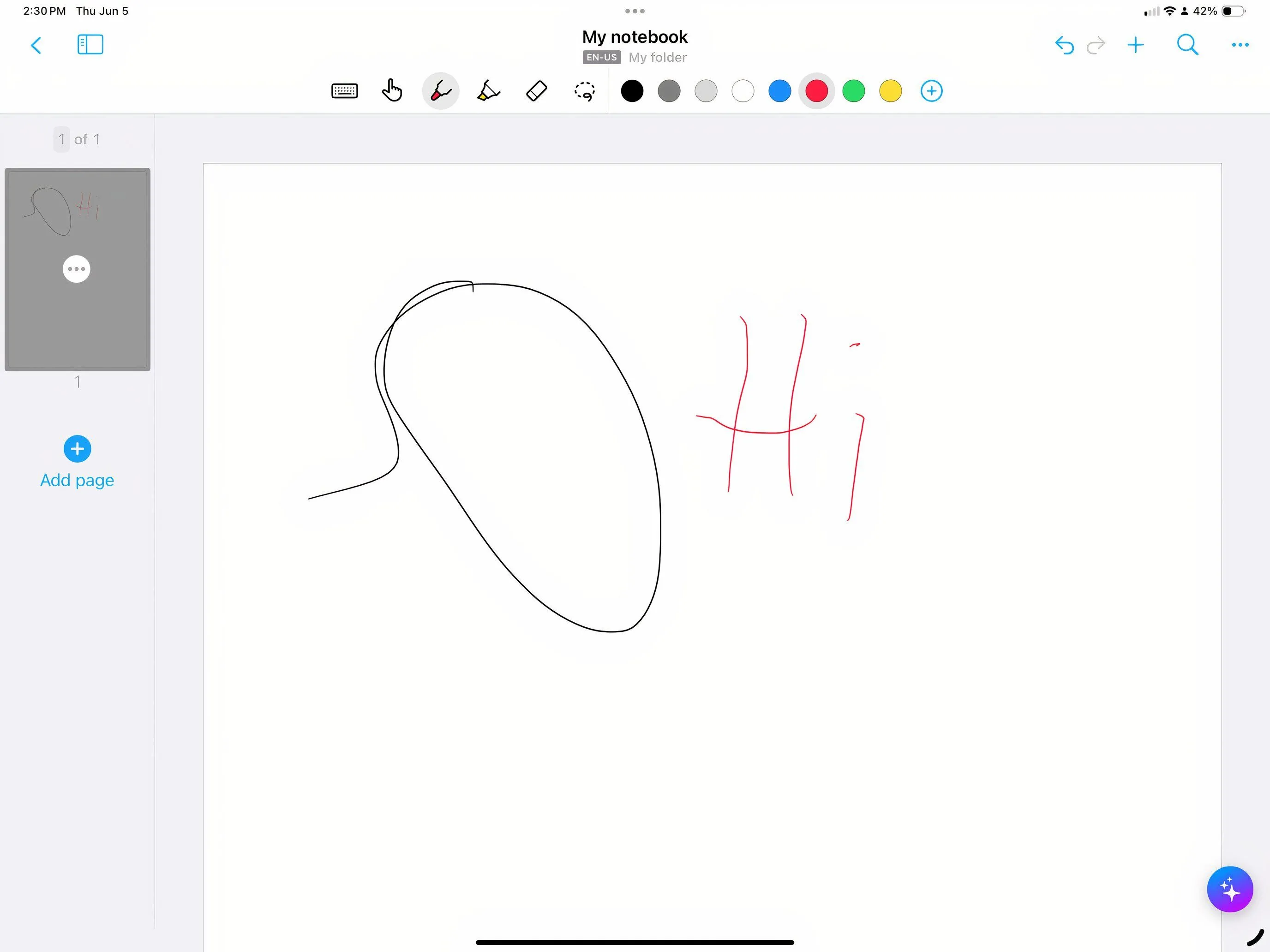 Ứng dụng Nebo trên iPad hỗ trợ chuyển đổi ghi chú viết tay thành văn bản thông minh